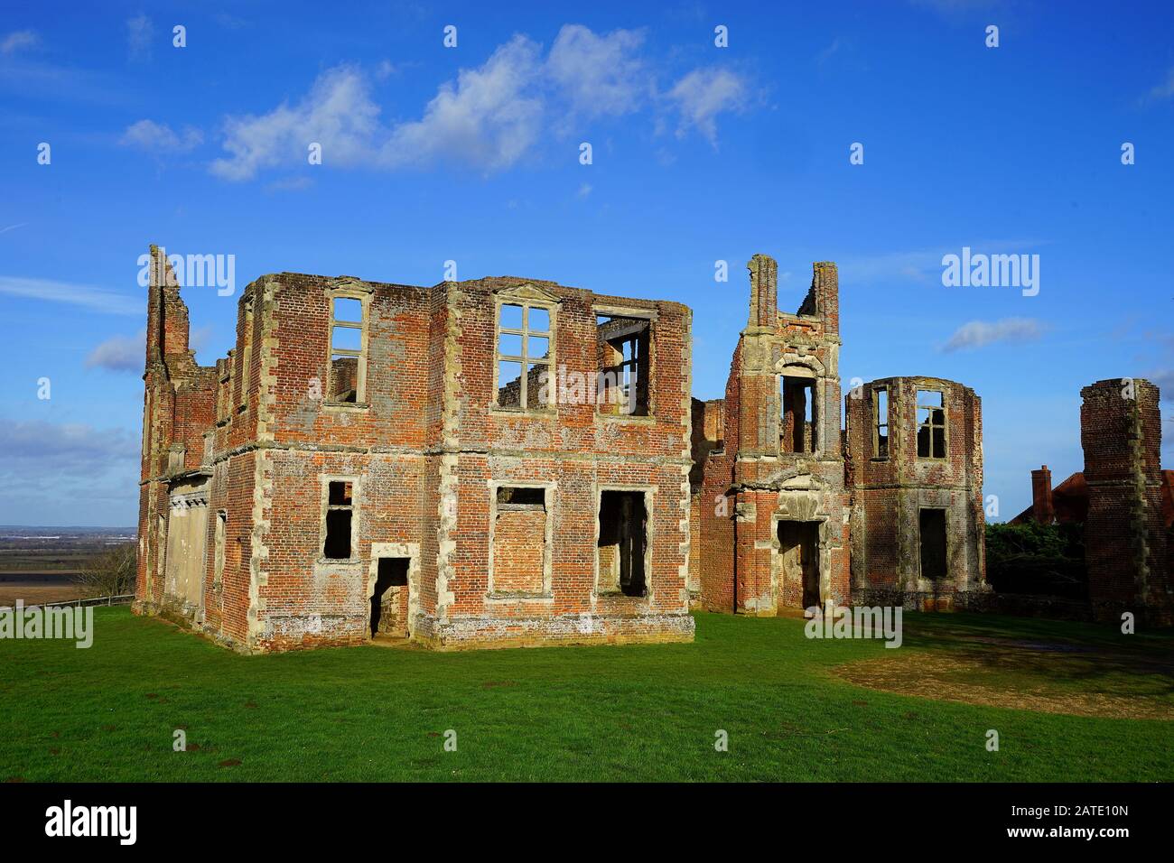 Le rovine di Houghton House Foto Stock