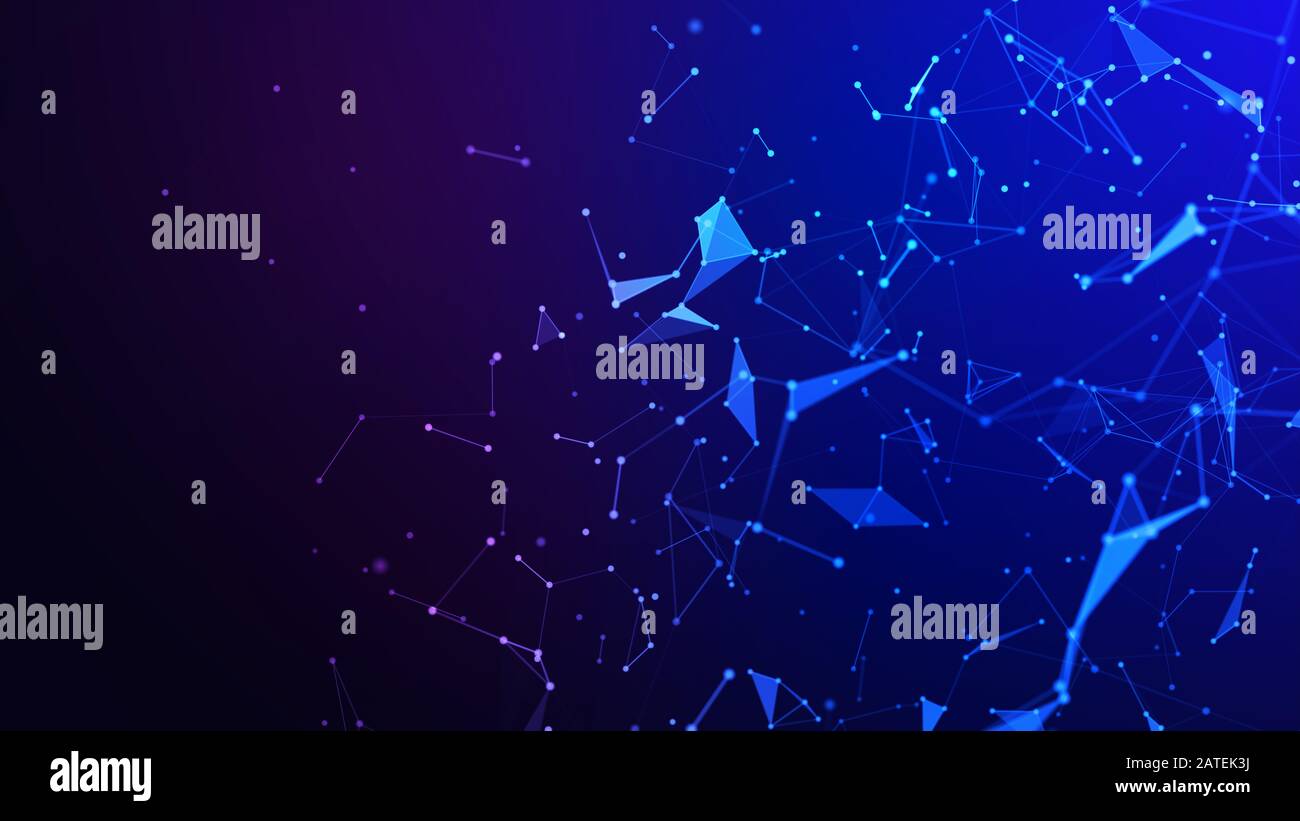 Concetto di rete, di comunicazione di internet. 3d'illustrazione. Foto Stock