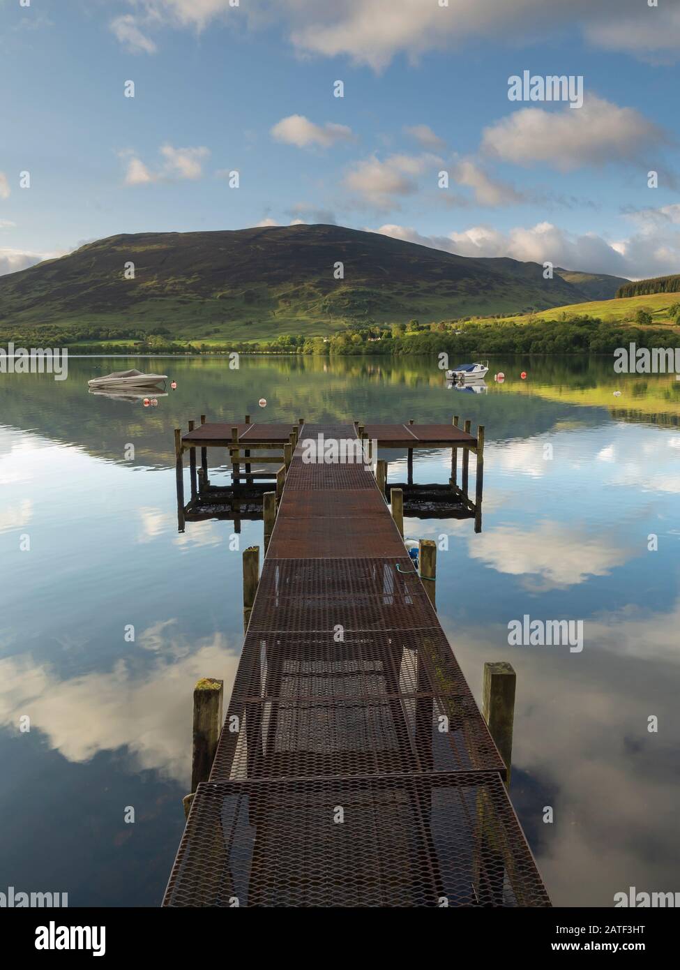 Loch Earn, Perthshire Scozia Scotland Foto Stock