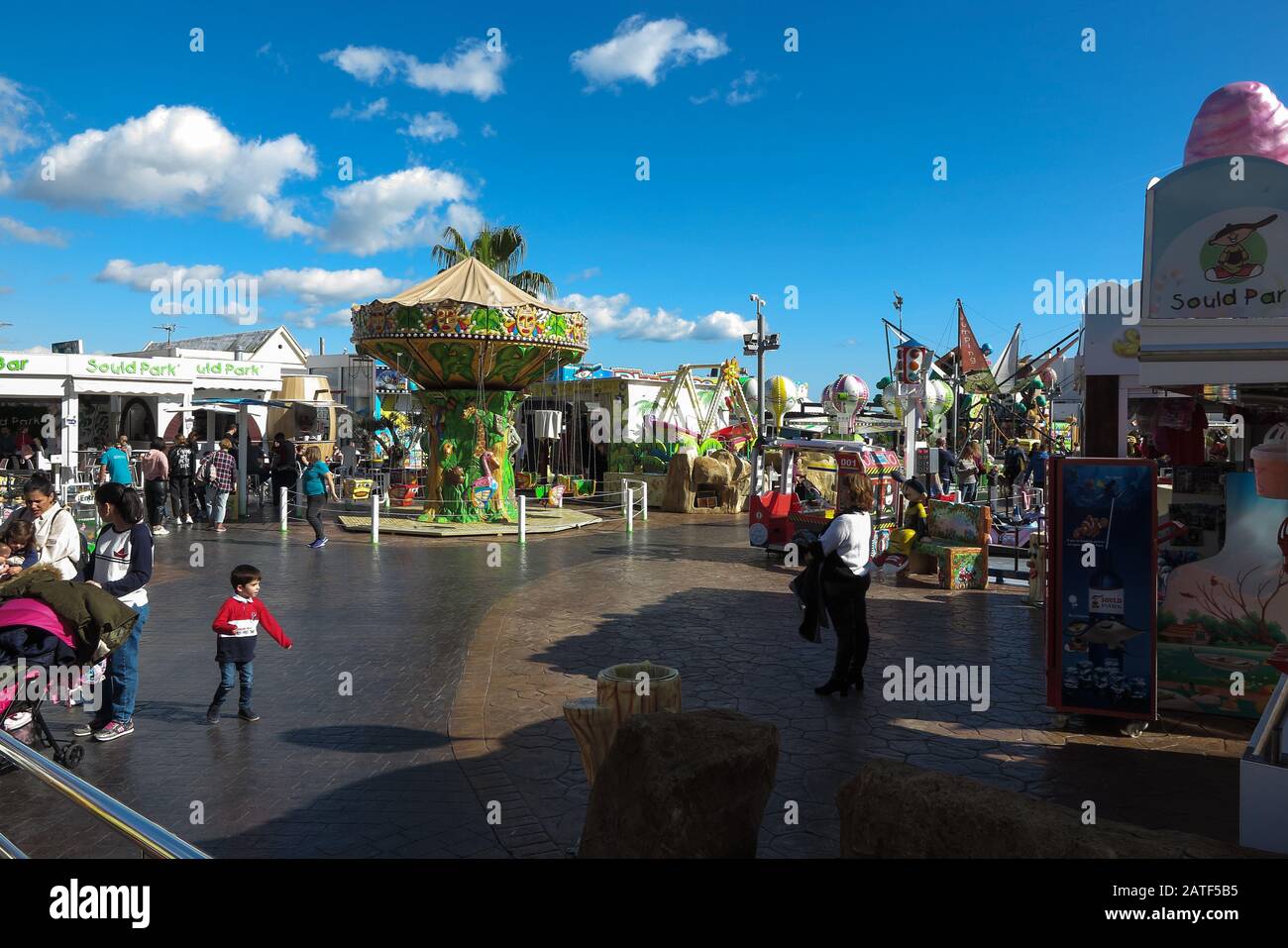 Sould Park, Fuengirola, Costa Del Sol, Spagna Foto Stock