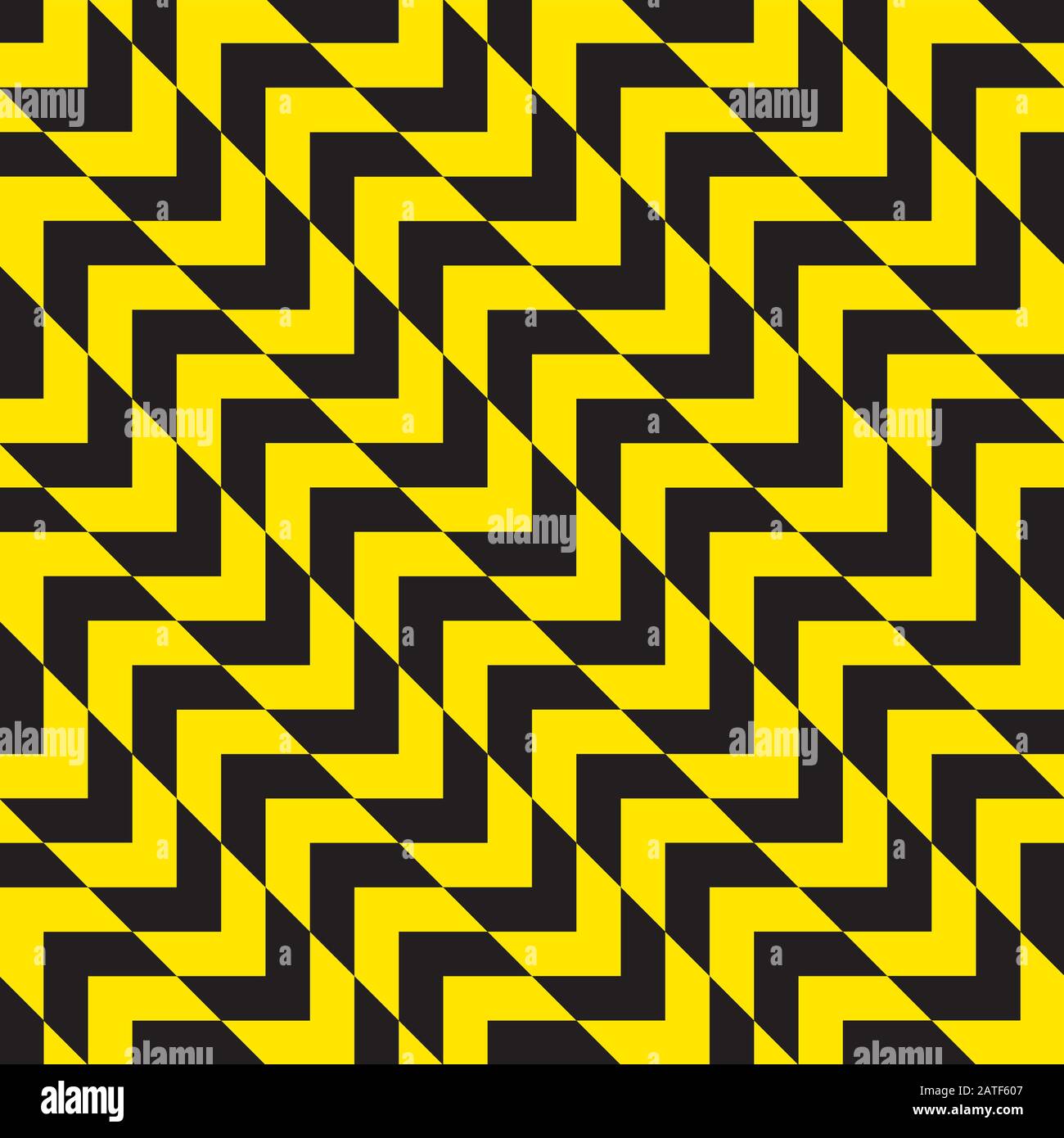 Senza cuciture offset avviso chevron strisce texture pattern sfondo Illustrazione Vettoriale