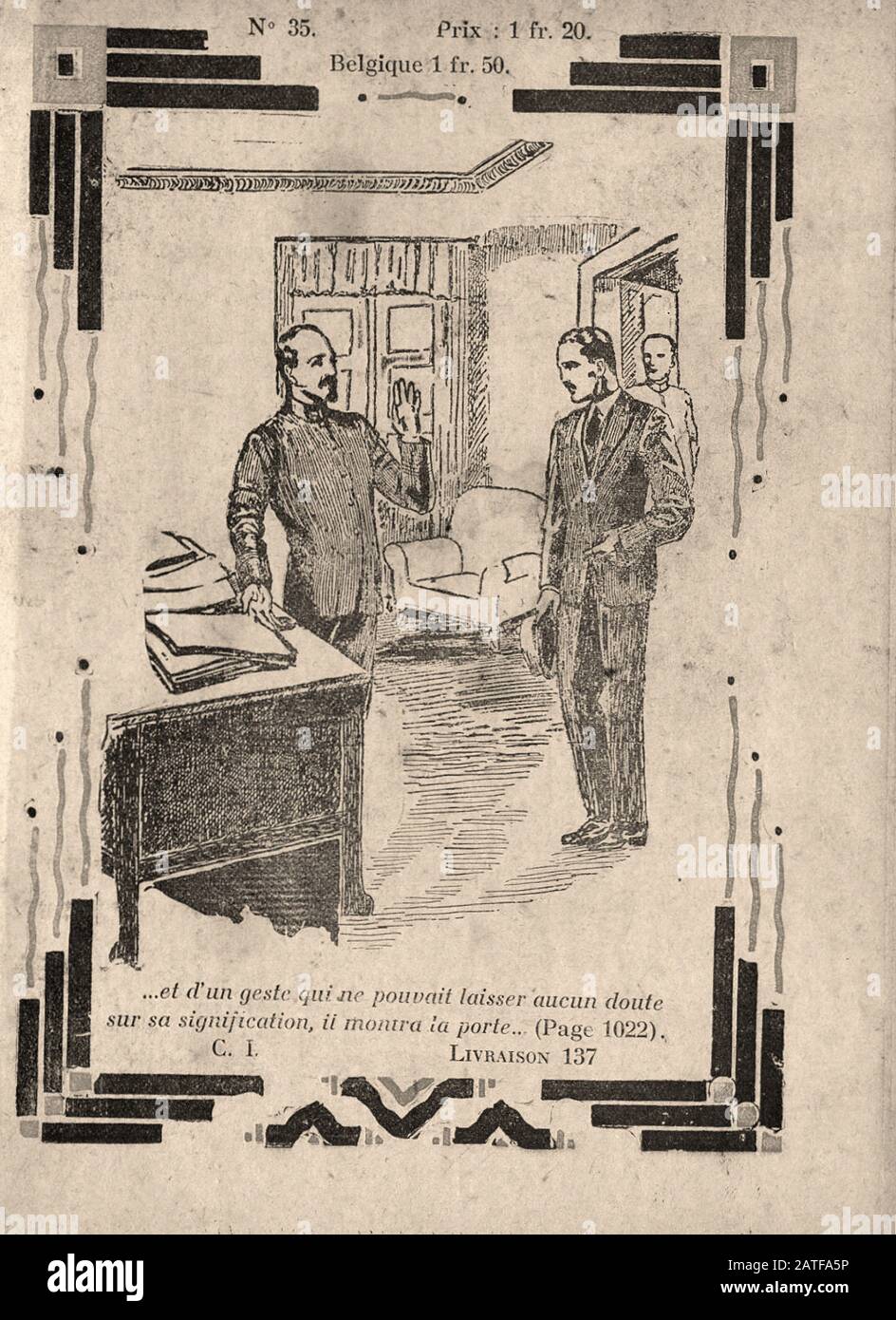 L'affare Dreyfus 1894-1906 - Le Calvaire d'onu innocenti, no. 35 - Francese anonimo libro illustrato Foto Stock
