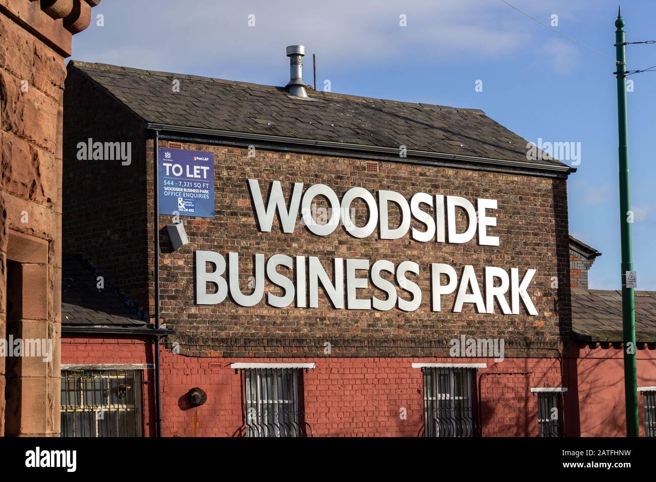 Woodside Business Park, Shore Road, Birkenhead Foto Stock