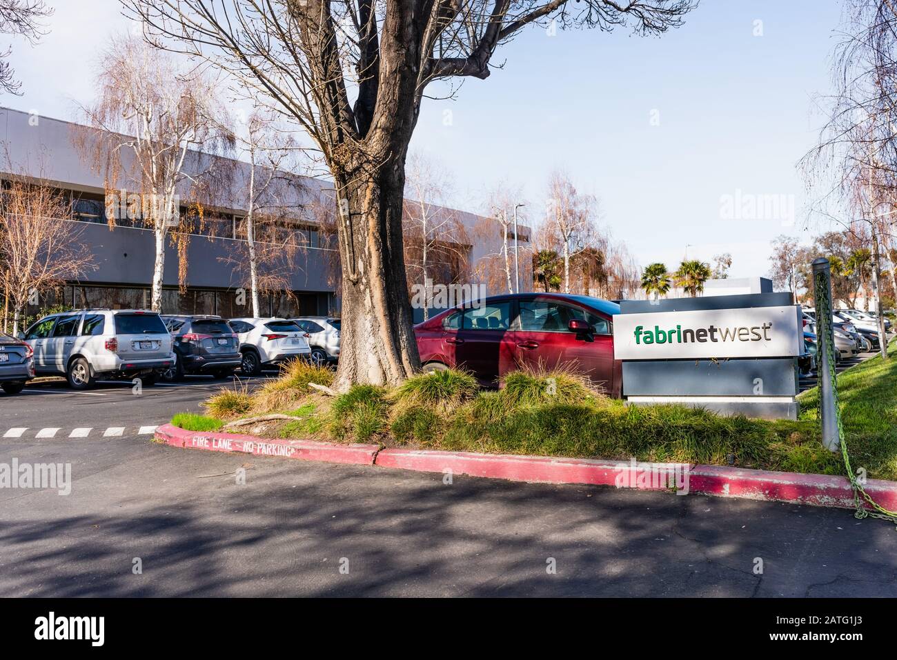 31 gennaio 2020 Santa Clara / CA / USA - Fabrinet West ha sede in Silicon Valley; Fabrinet West è una consociata di Fabrinet, un'azienda con sede in Tailandia Foto Stock