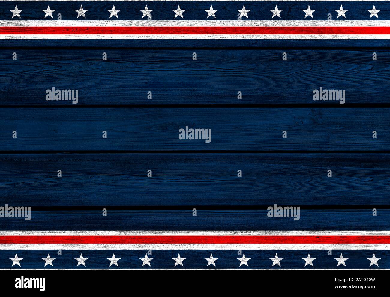 USA sfondo patriottico su legno Foto Stock