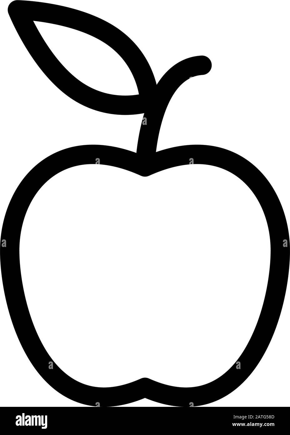 modello vettore disegno icona frutta Illustrazione Vettoriale