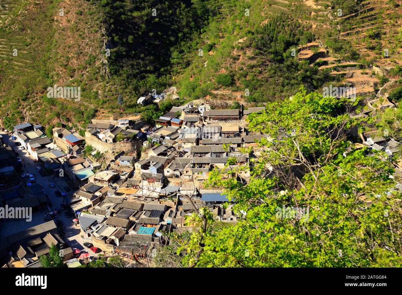Antichi villaggi di Pechino, Cina Foto Stock