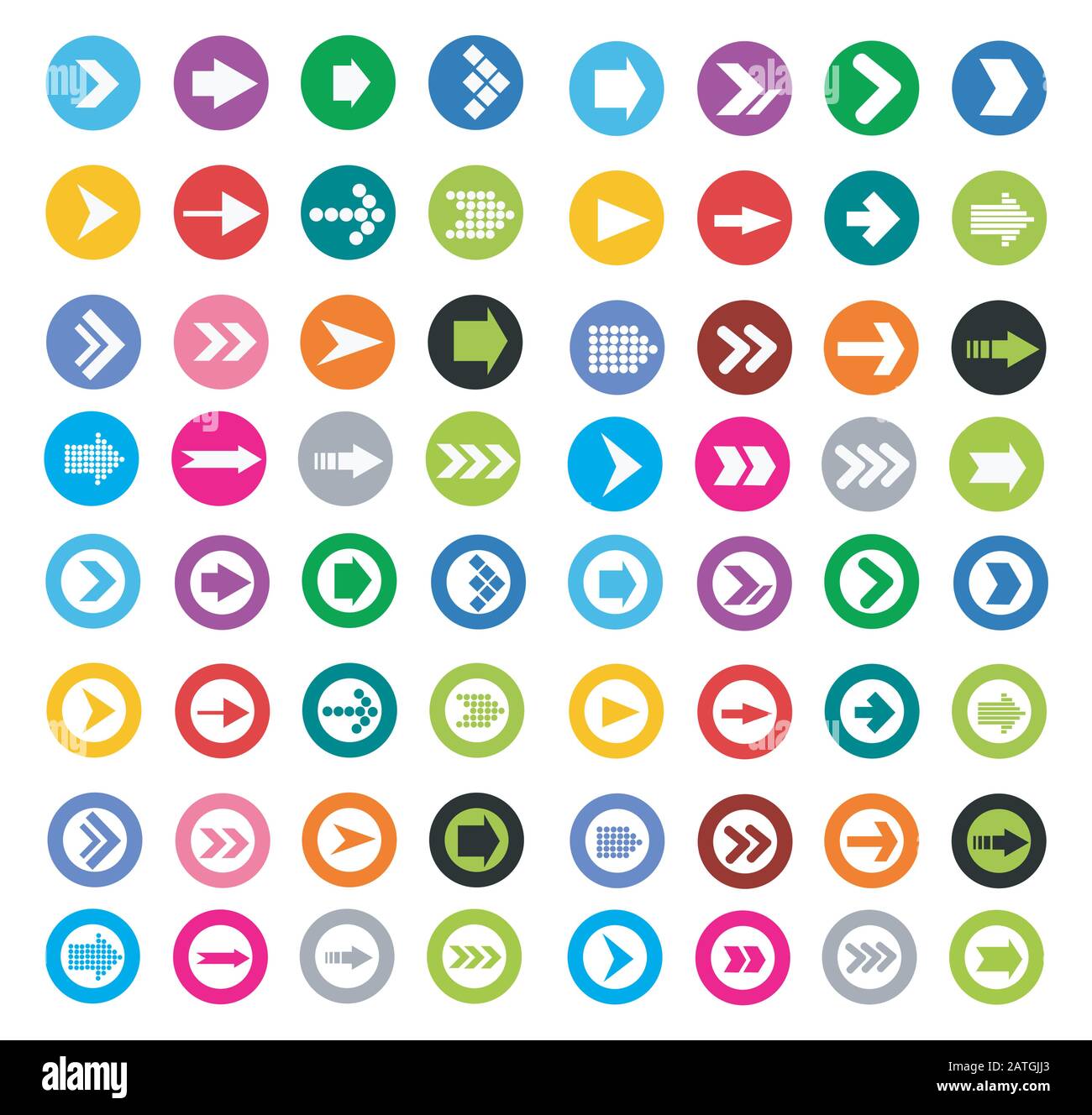 Icona con il simbolo della freccia Imposta illustrazione vettoriale Illustrazione Vettoriale