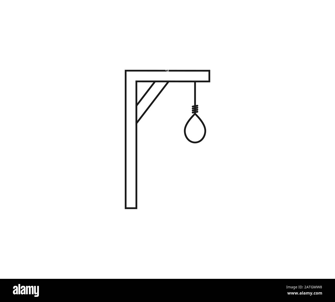 Gpermette, icona morte. Illustrazione vettoriale, design piatto. Illustrazione Vettoriale