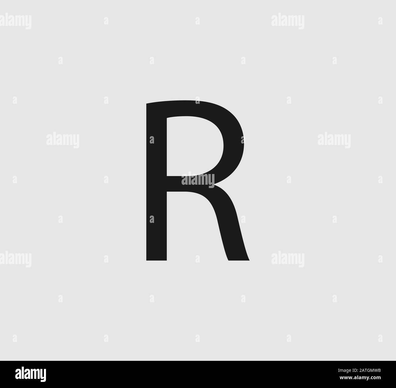 Icona di rand sudafricano. Illustrazione vettoriale, design piatto Illustrazione Vettoriale