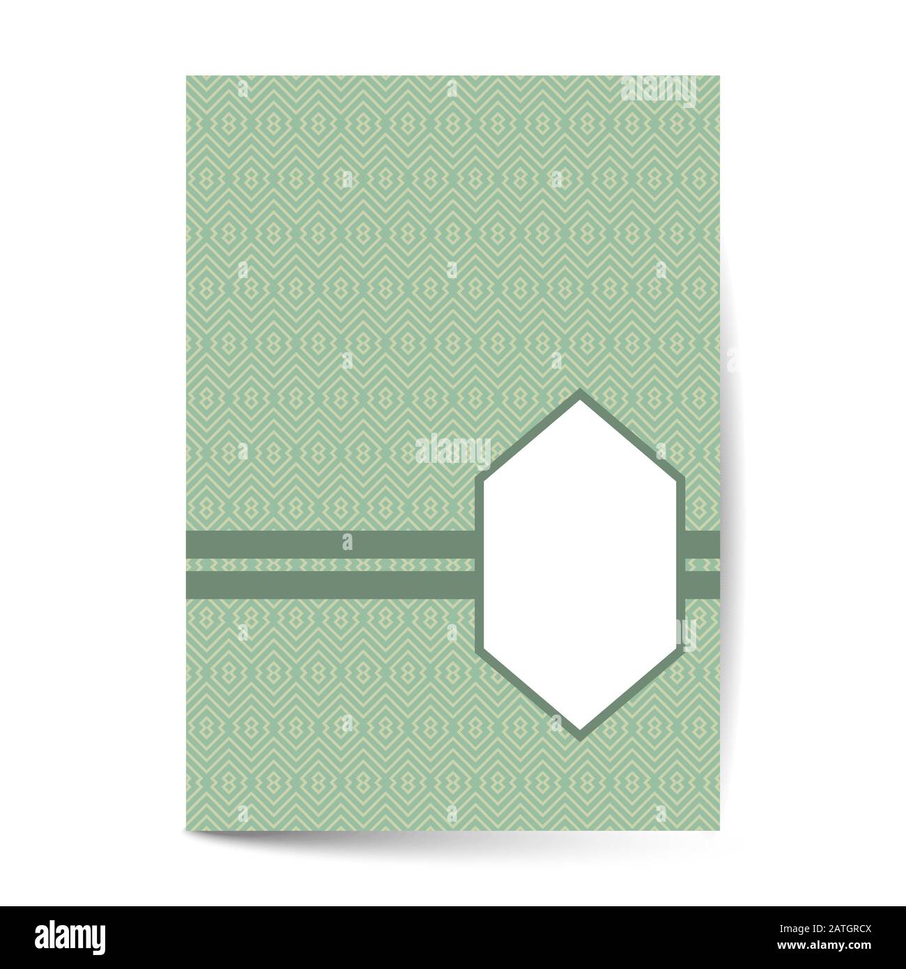 Il minimo di lusso design del coperchio con elemento di modello per il menu scheda di invito, banner prenota vettore di design Illustrazione Vettoriale