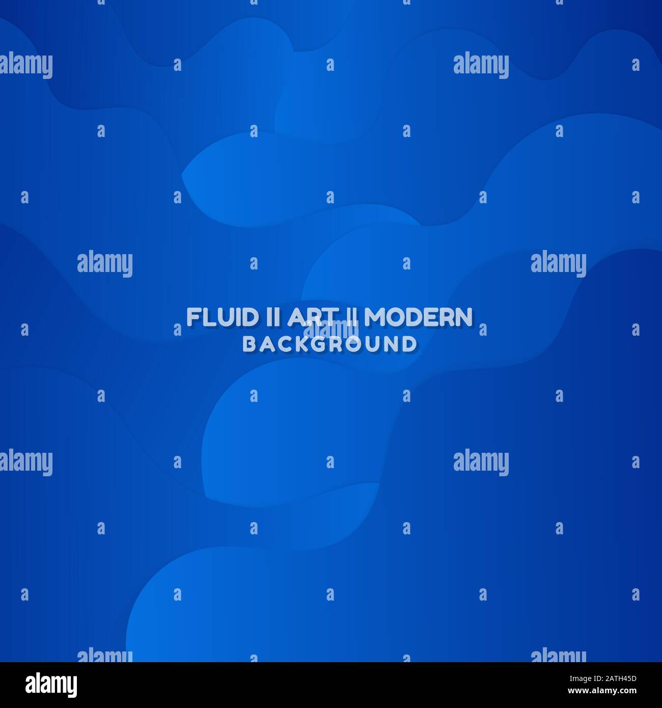 Astratto fluido arte banner forma d'onda d'acqua desgin colore blu stile sfondo. Illustrazione vettoriale Illustrazione Vettoriale