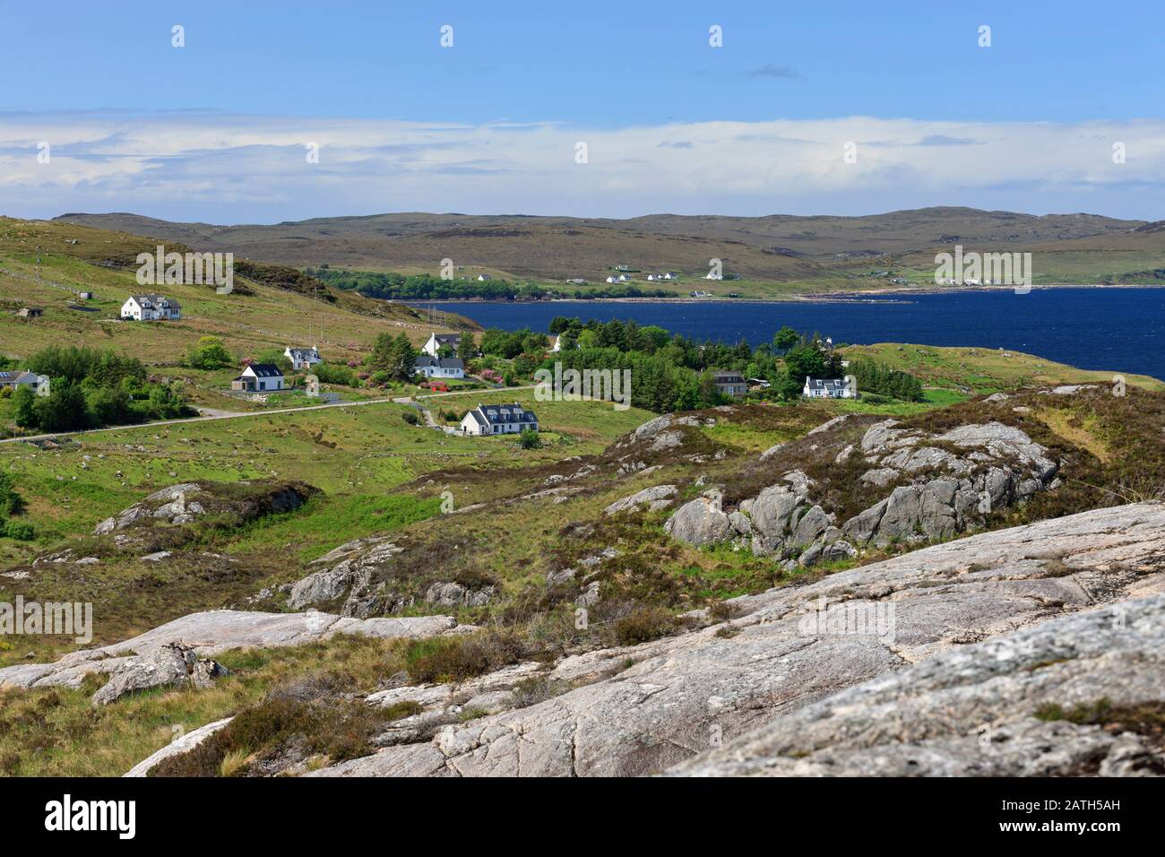 Paisley Gruinard Bay Ross and Cromarty Ross-shire HIghland Scozia Scotland Foto Stock