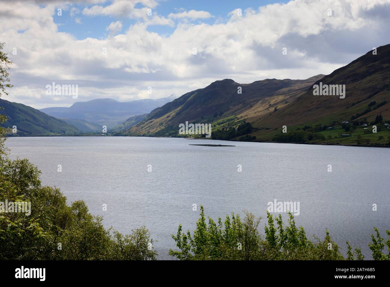 Loch Broom Garve Ross-shire Highland Scozia Foto Stock