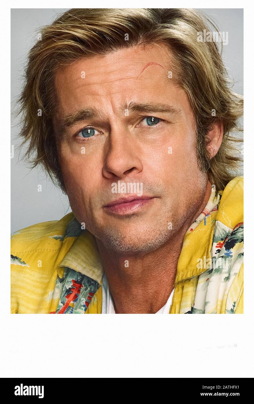 Una Volta All'Anno Di Hollywood : 2019 Usa / Uk / China Director : Quentin Tarantino Brad Pitt Promotion Foto Stock