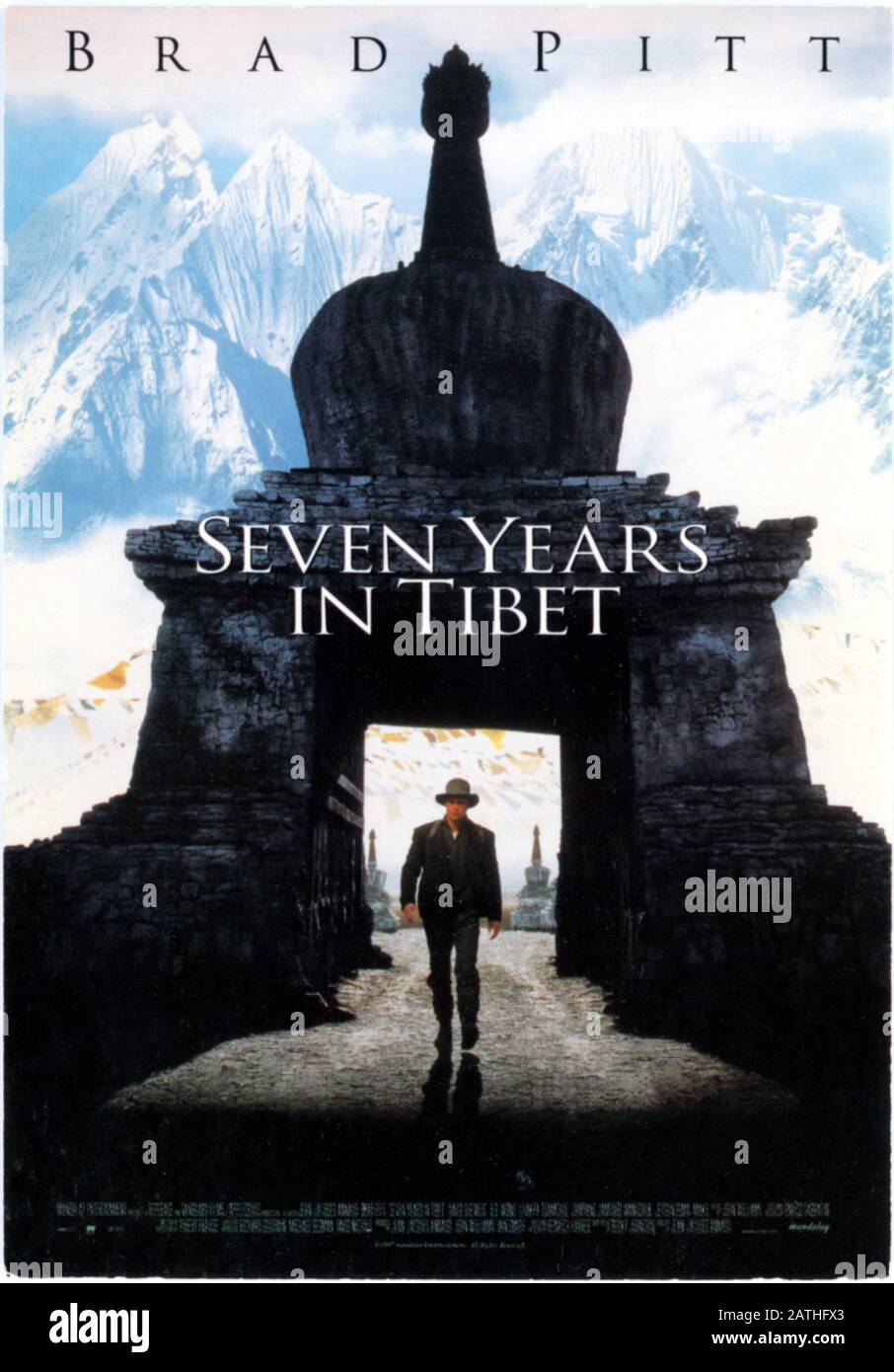 Sette Anni In Tibet Anno : 1997 Direttore Usa : Jean-Jacques Annaud Poster (Fr) Foto Stock