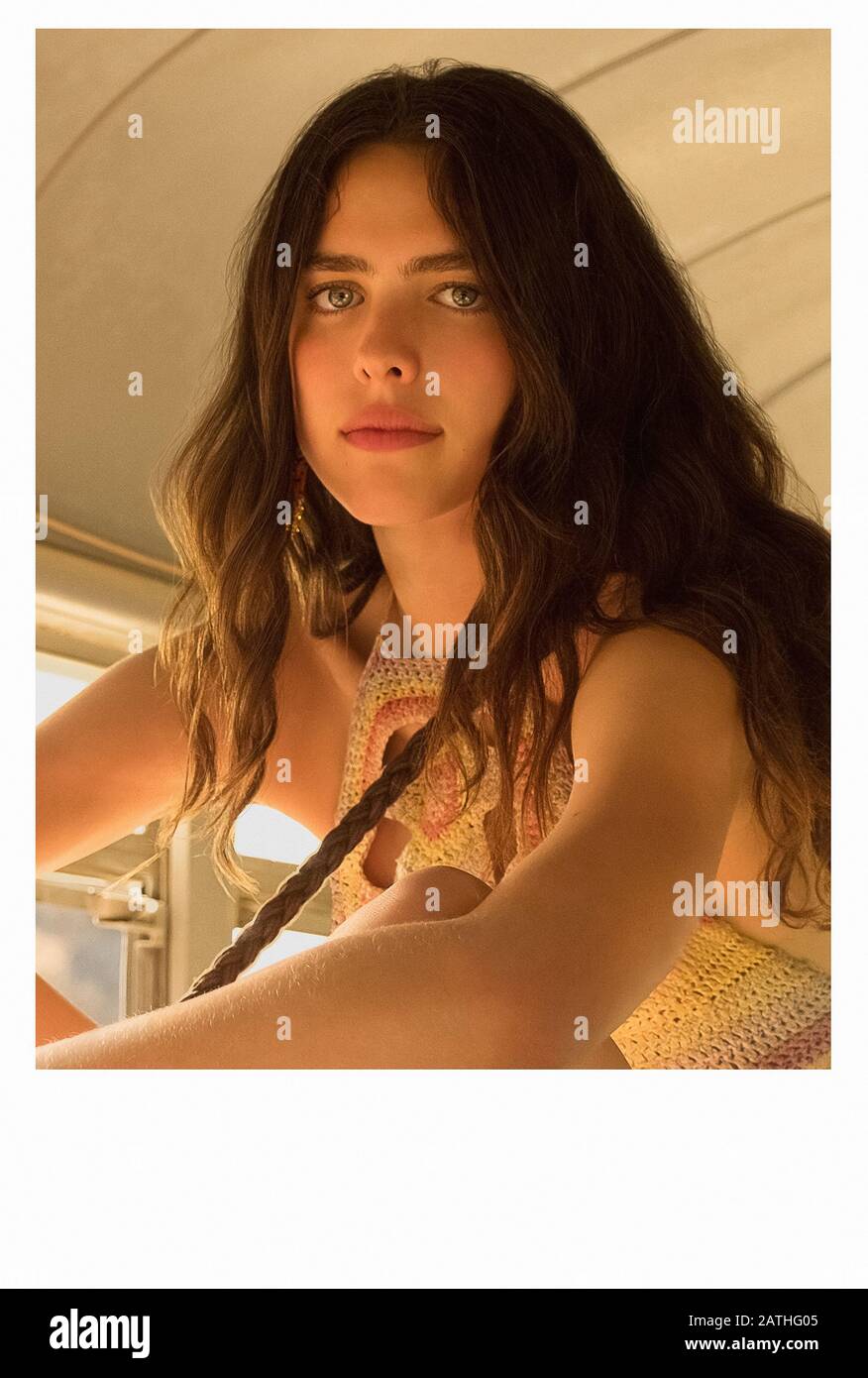 Una Volta All'Anno Di Hollywood : 2019 Usa / Uk / China Director : Quentin Tarantino Margaret Qualley Promotion Foto Stock