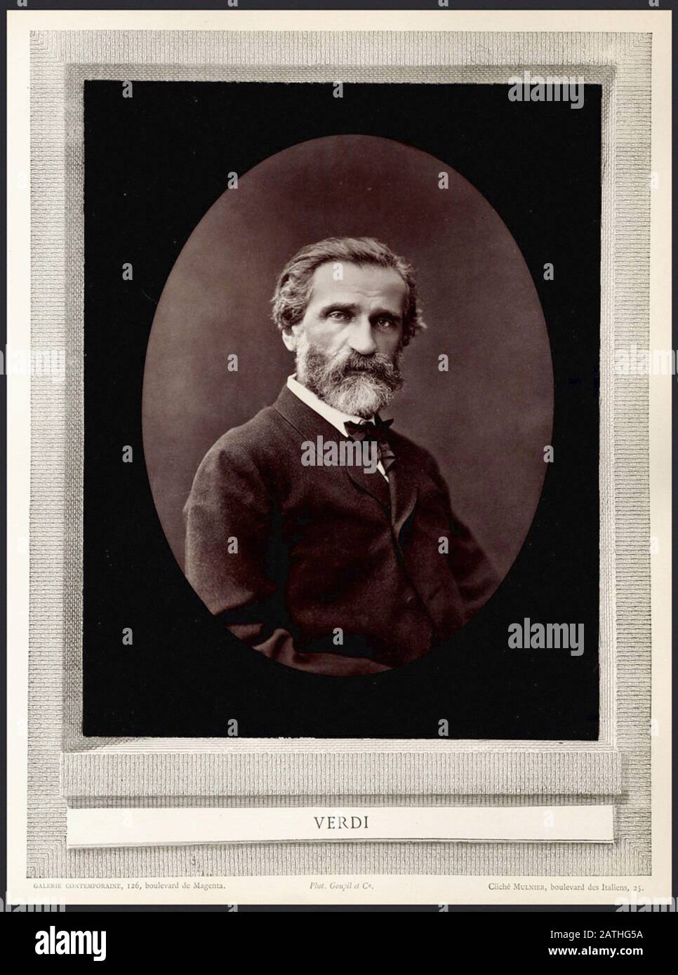 Giuseppe Verdi (1813-1901), compositore italiano Foto Stock
