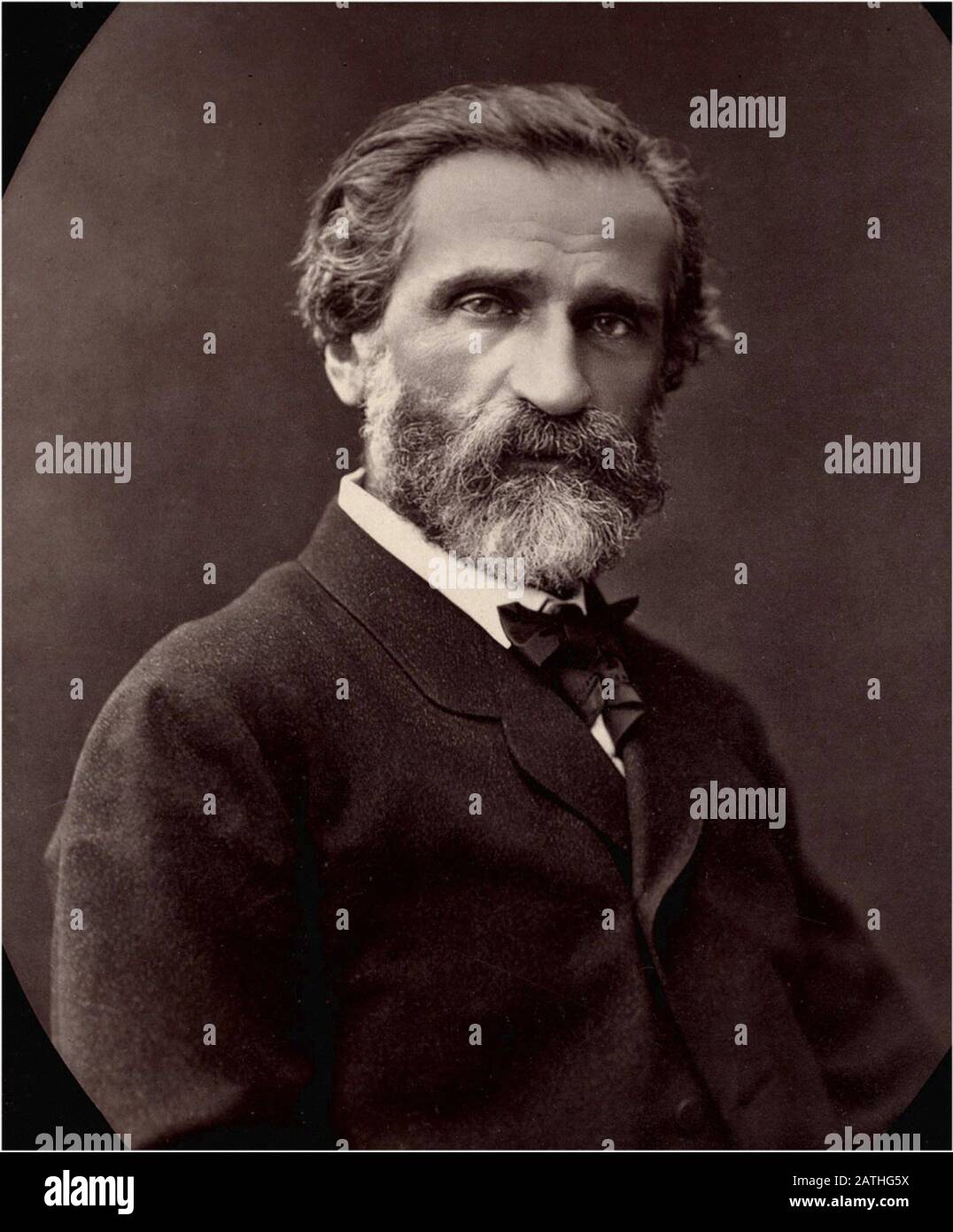 Giuseppe Verdi (1813-1901), compositore italiano Foto Stock