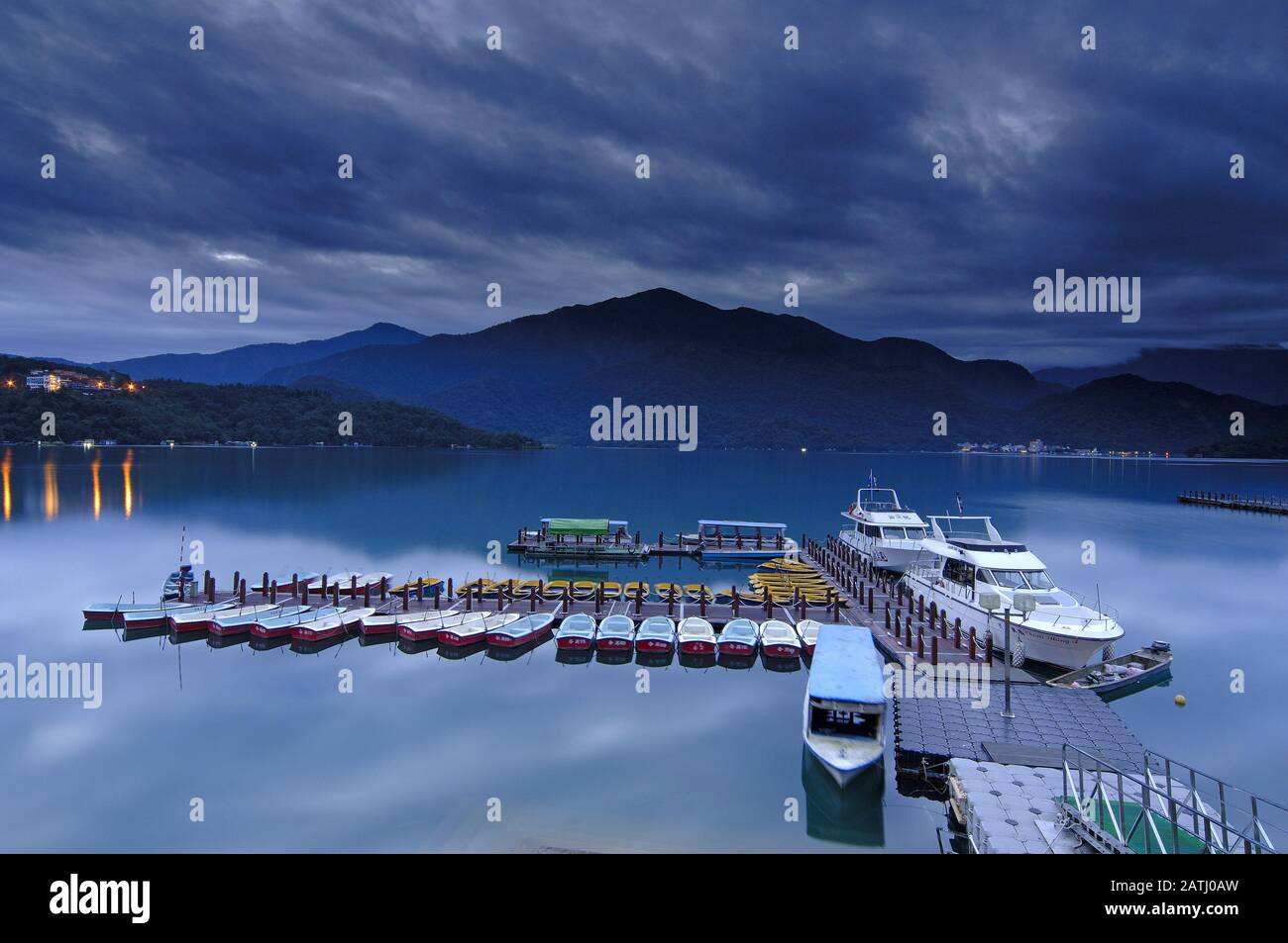 Sun Moon Lake National Scenic Area Nel Paese Di Nantou Foto Stock