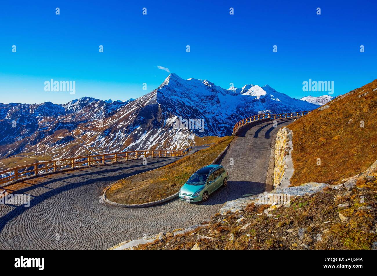 Strada Alpina Grossglockner, Parco Nazionale Hohe Tauern, Provincia Di Salisburgo, Austria Foto Stock