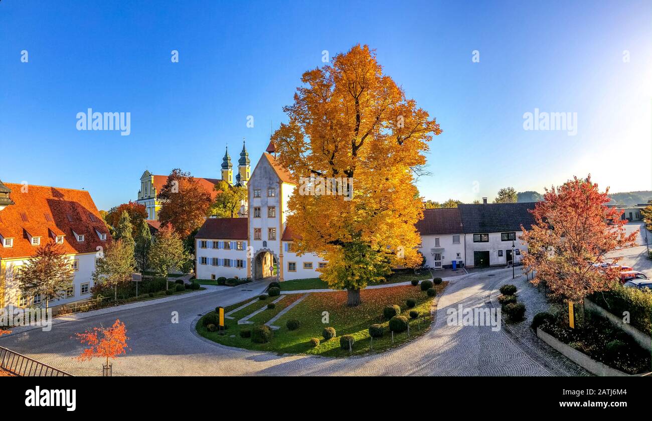 Chiostro Rot an der Rot a Baden-Württemberg, Germania Foto Stock