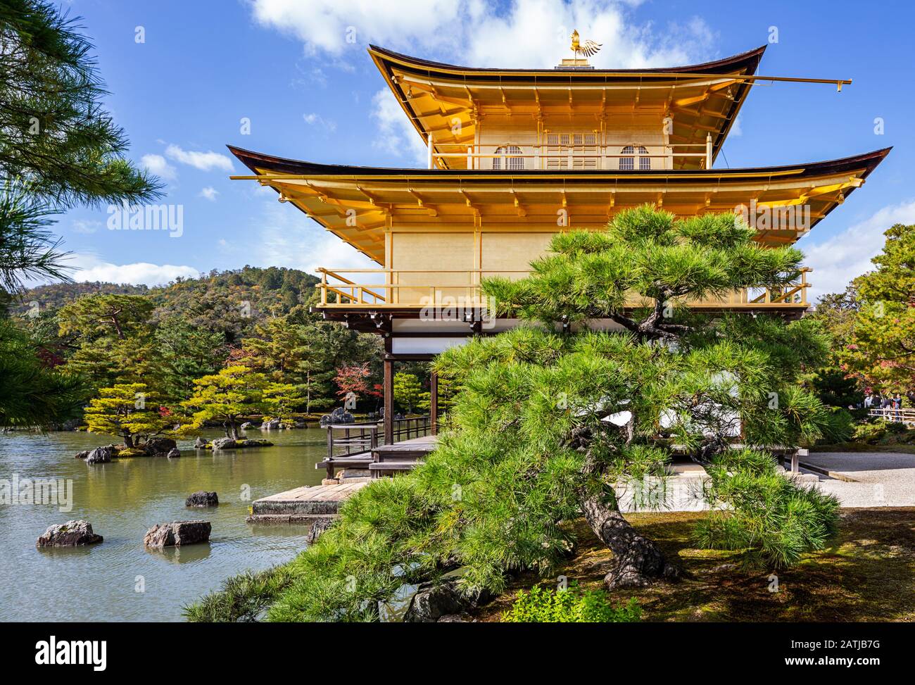 Kinkakuji Golden Temple A Kanazawa, Giappone. Foto Stock