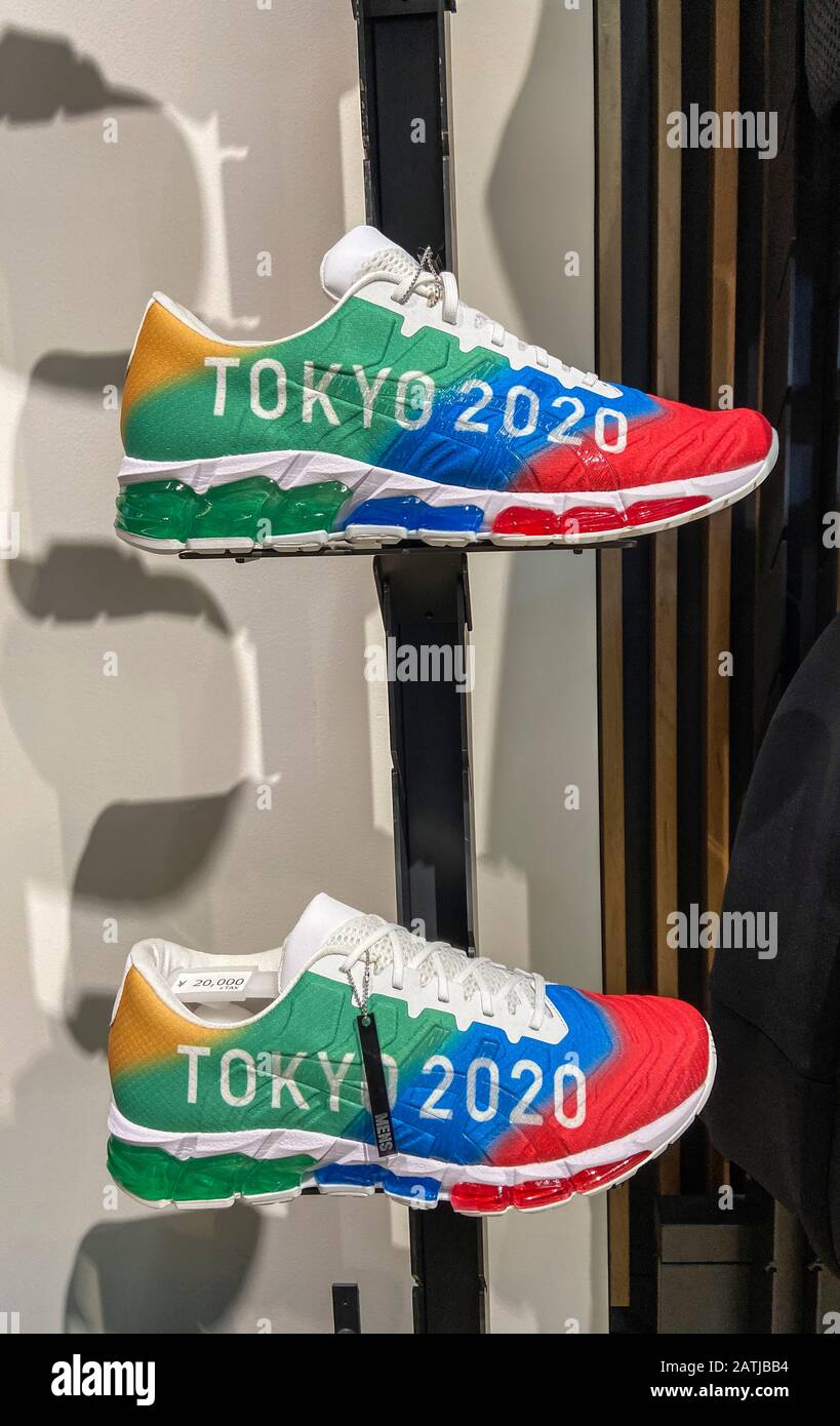SNEAKERS ASIC TOKYO 2020 A TOKYO, GIAPPONE Foto Stock