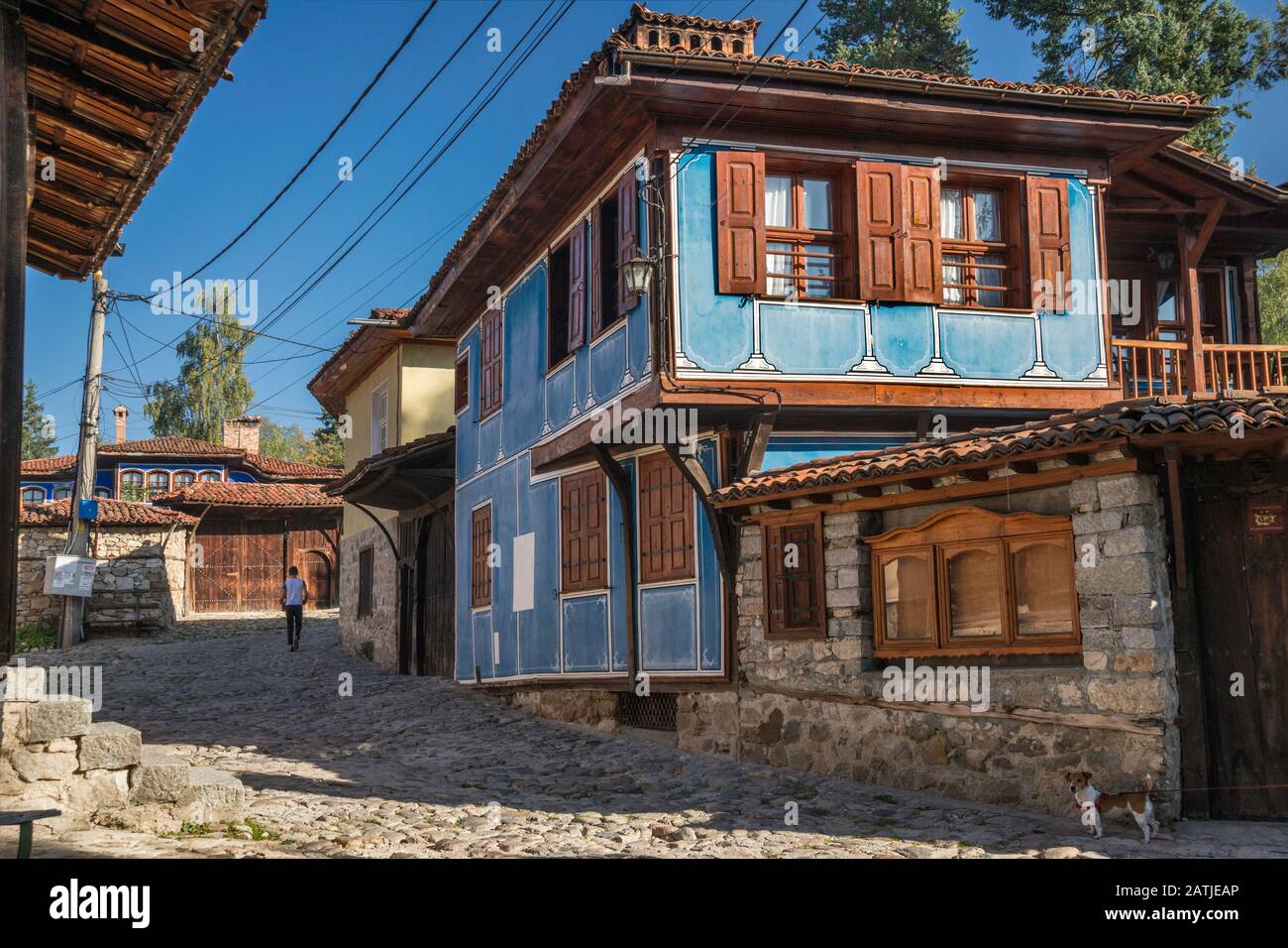 Edificio storico in stile Revival Nazionale Bulgaro, Koprivshtitsa, Bulgaria Foto Stock