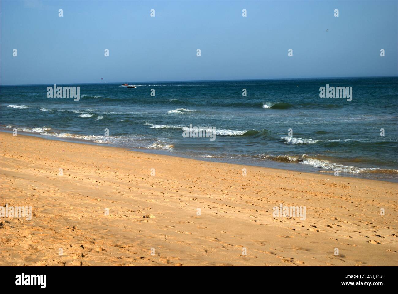 Le splendide spiagge portoghesi sull'oceano Atlantico Foto Stock