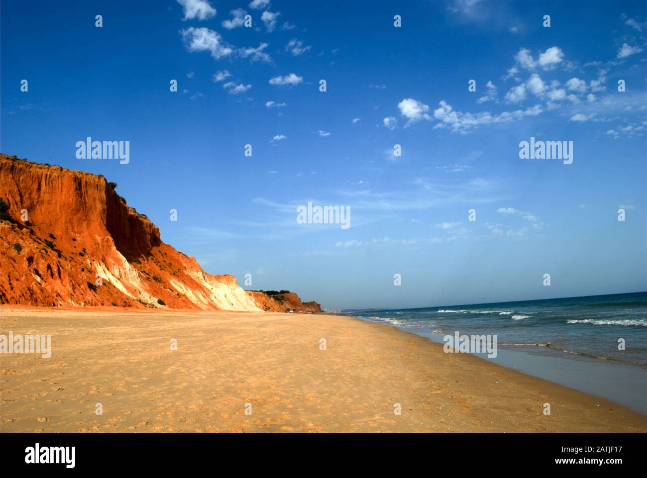 La splendida costa portoghese Foto Stock