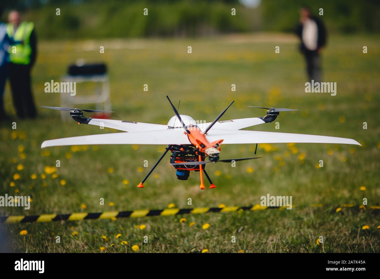 Drone ibrido per la scansione dei campi coltura agricola Livello Di Siccità Foto Stock