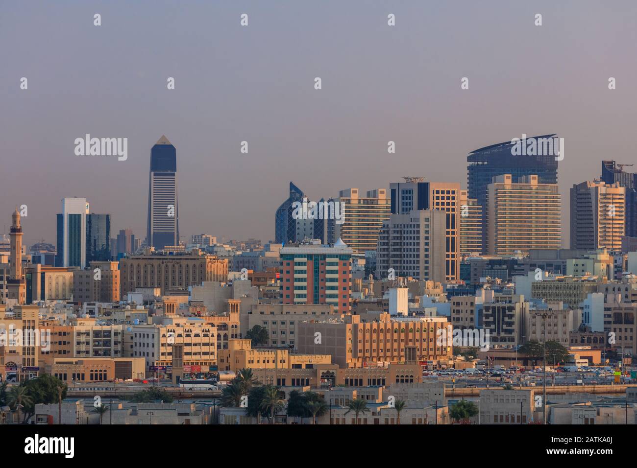 Vista sulla città di Dubai. Emirati Arabi Uniti Foto Stock