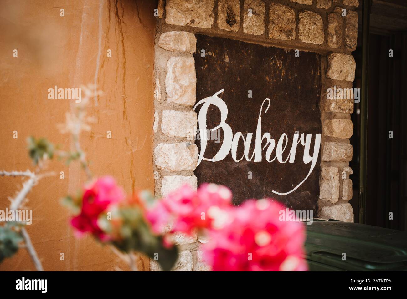 Famosa panetteria nella città desertica Solitaire ben noto per l'applecake, Namibia Foto Stock