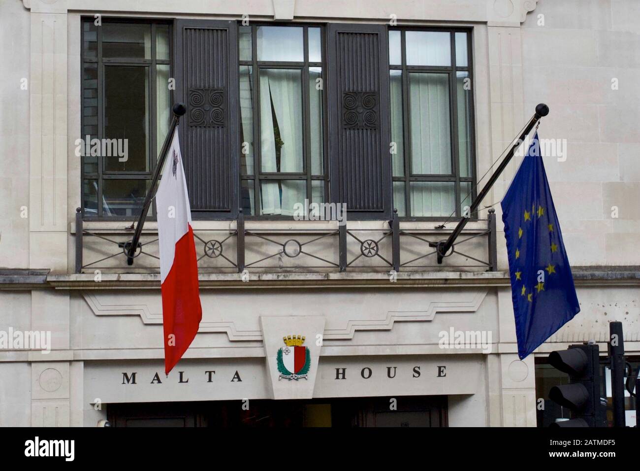 Alta Commissione Di Malta, Malta House, 36-38 Piccadilly, City Of Westminster, Londra, Inghilterra. Foto Stock