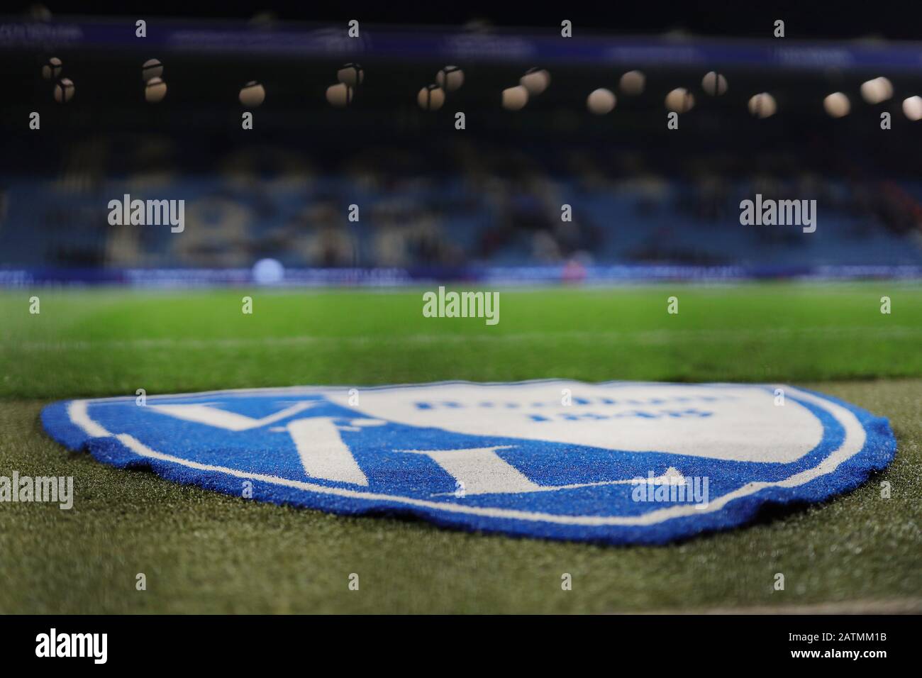 Primo: 03.02.2020, calcio, 2.Bundesliga, stagione 2019/2020, VfL Bochum - HSV Amburgo Amburgo, HSV Amburgo Amburgo Amburgo Amburgo 3: 1 il logo di Bochum sul campo | utilizzo in tutto il mondo Foto Stock