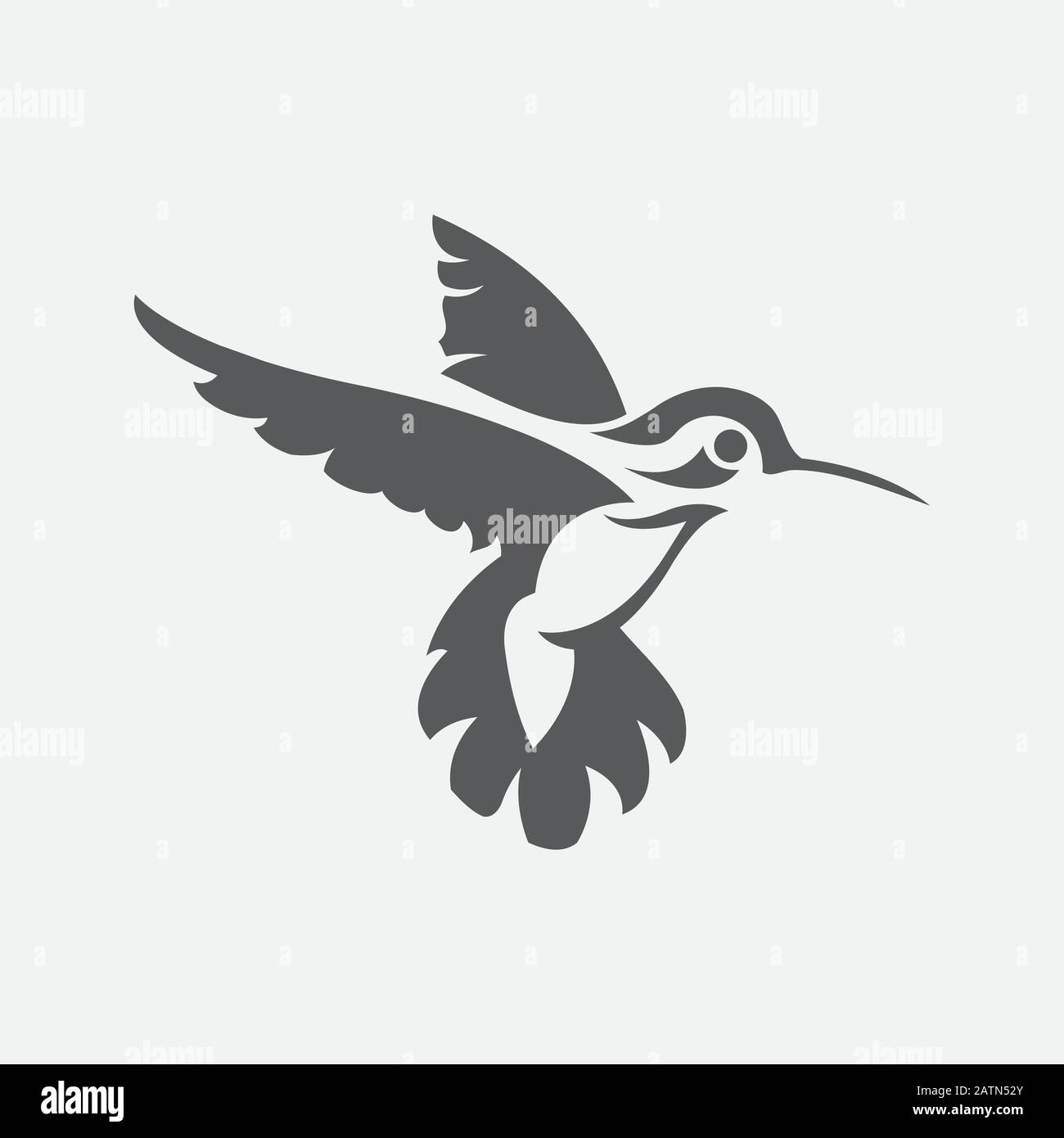 uccelli con ali flitteranti sparso. Swallow, pappagallo o uccello colomba simbolo di libertà e pace o arredamento interno design Illustrazione Vettoriale