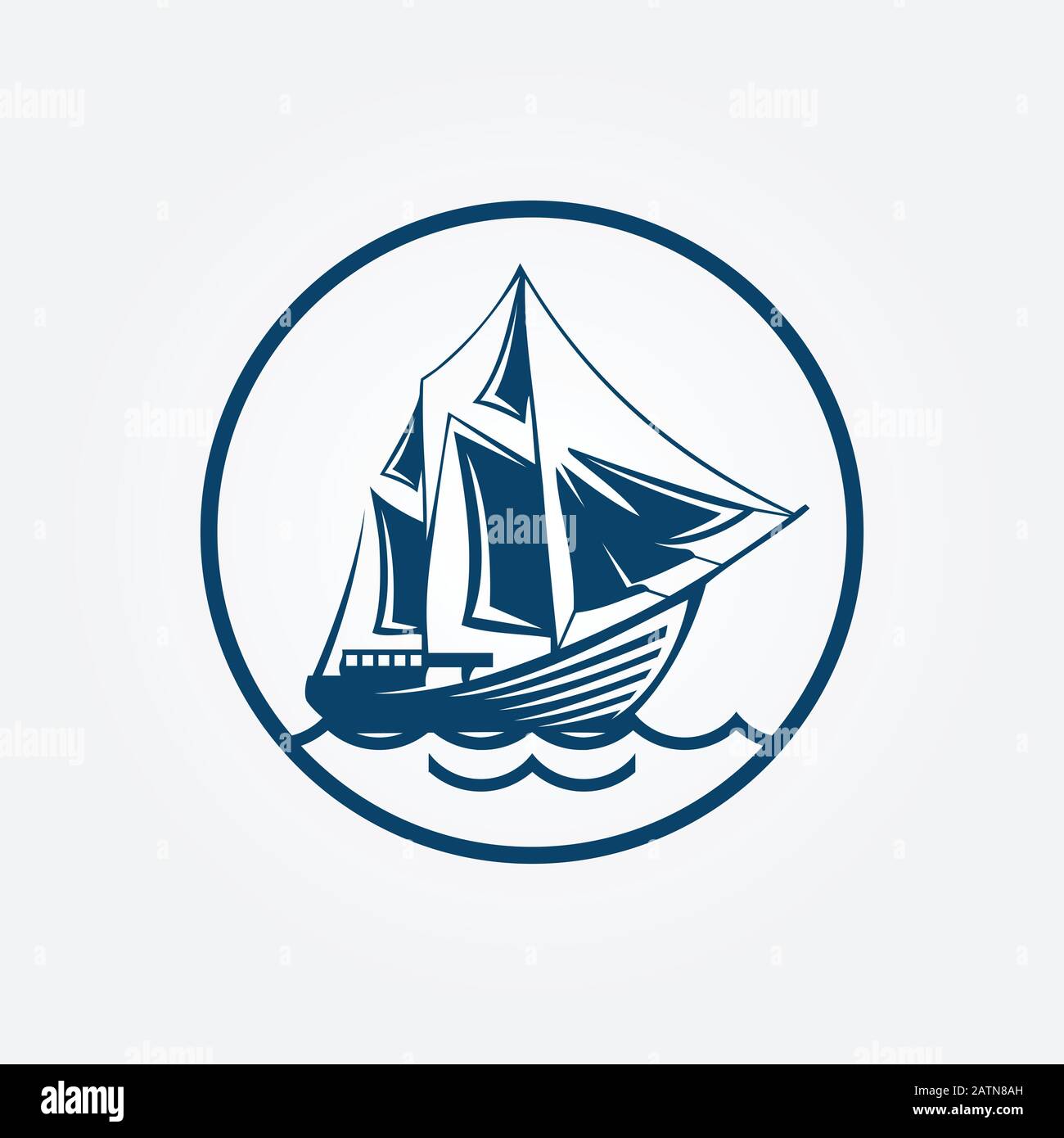 Imbarcazione Viking con tavole di legno protettive, barca Viking, eps 10 Illustrazione Vettoriale