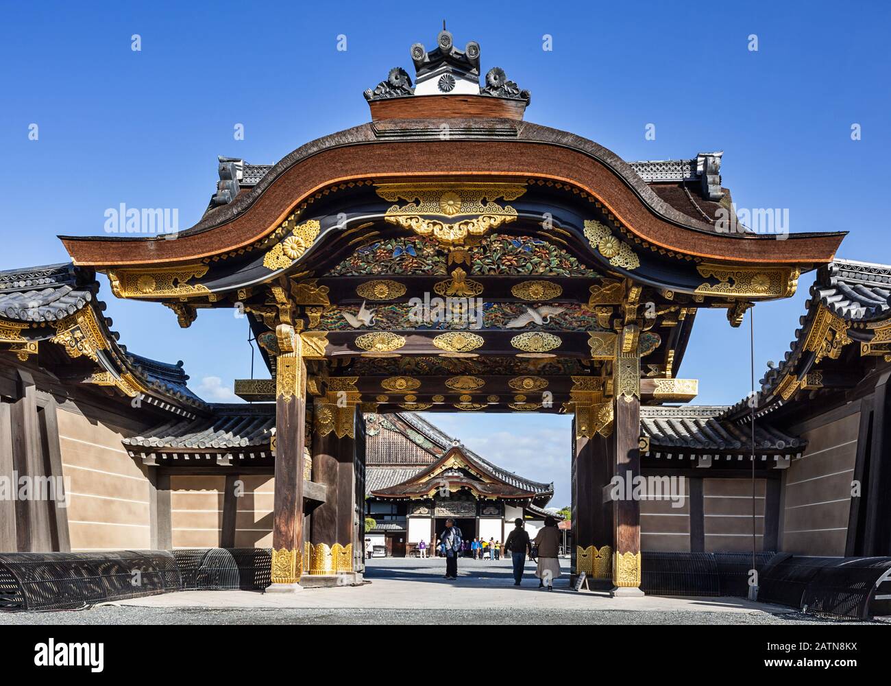 Nino Castle Shogun Palace A Kyoto, Giappone Foto Stock