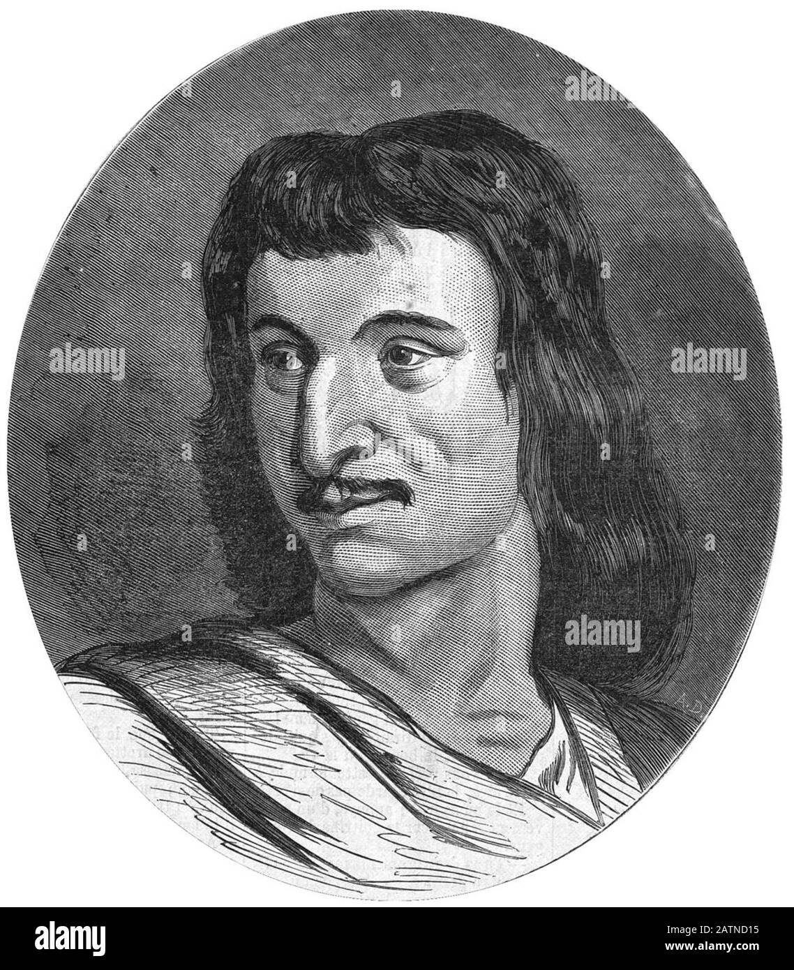 Cyrano de BERGERAC (1619-1655) romanziere e drammaturgo francese Foto Stock