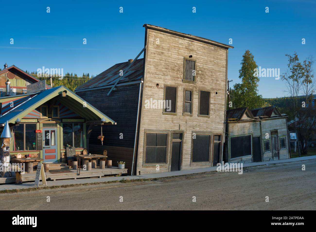 Dawson City, Yukon, Canada Foto Stock