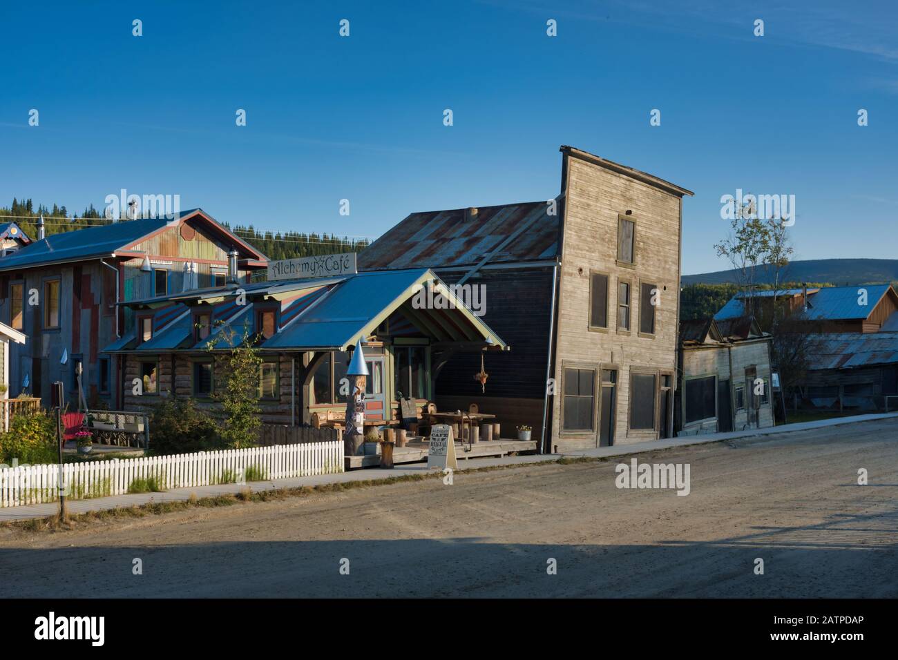 Dawson City, Yukon, Canada Foto Stock