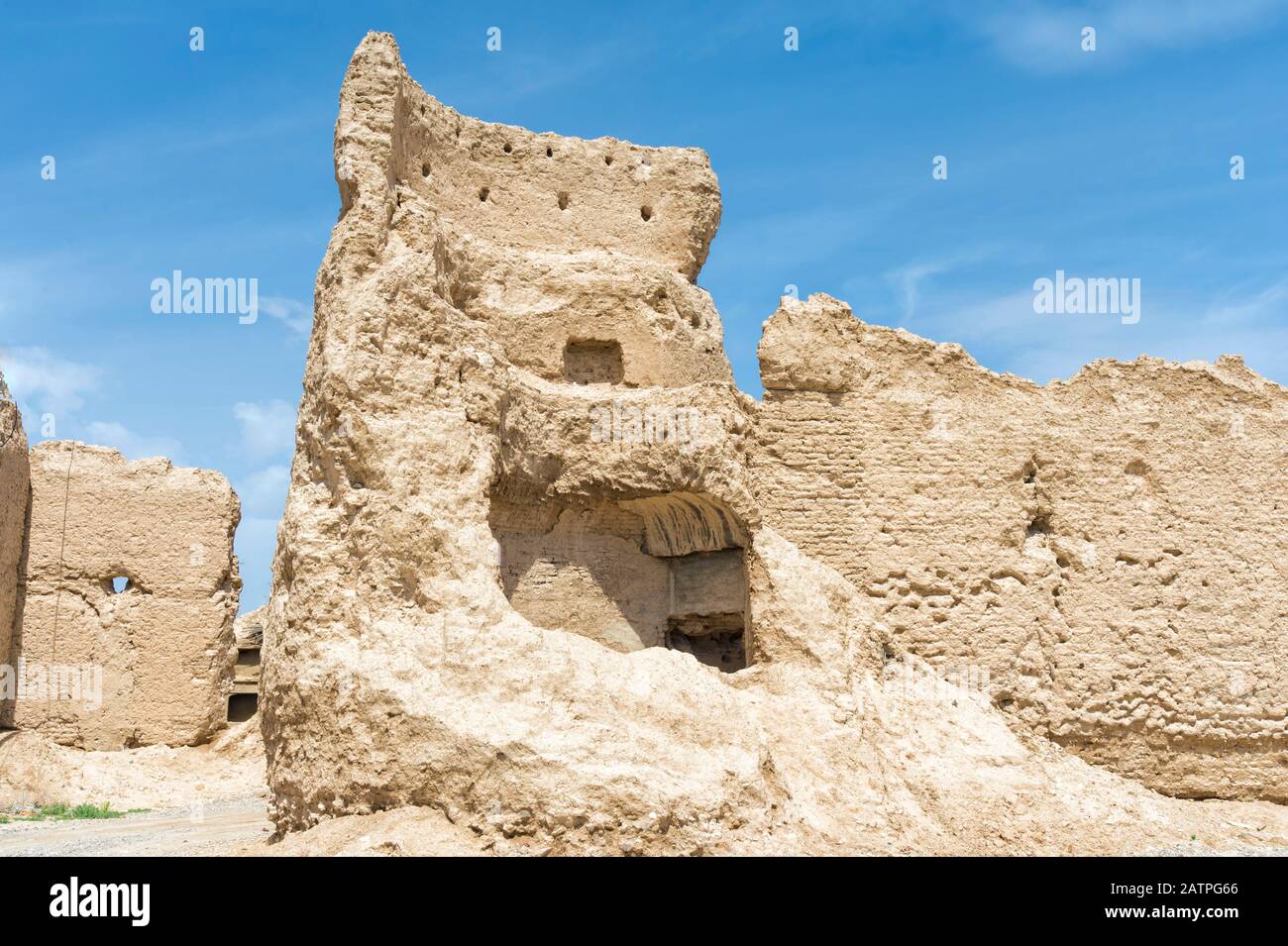 Rovine Del Castello Di Qatruyeh, Provincia Di Fars, Iran, Asia Foto Stock