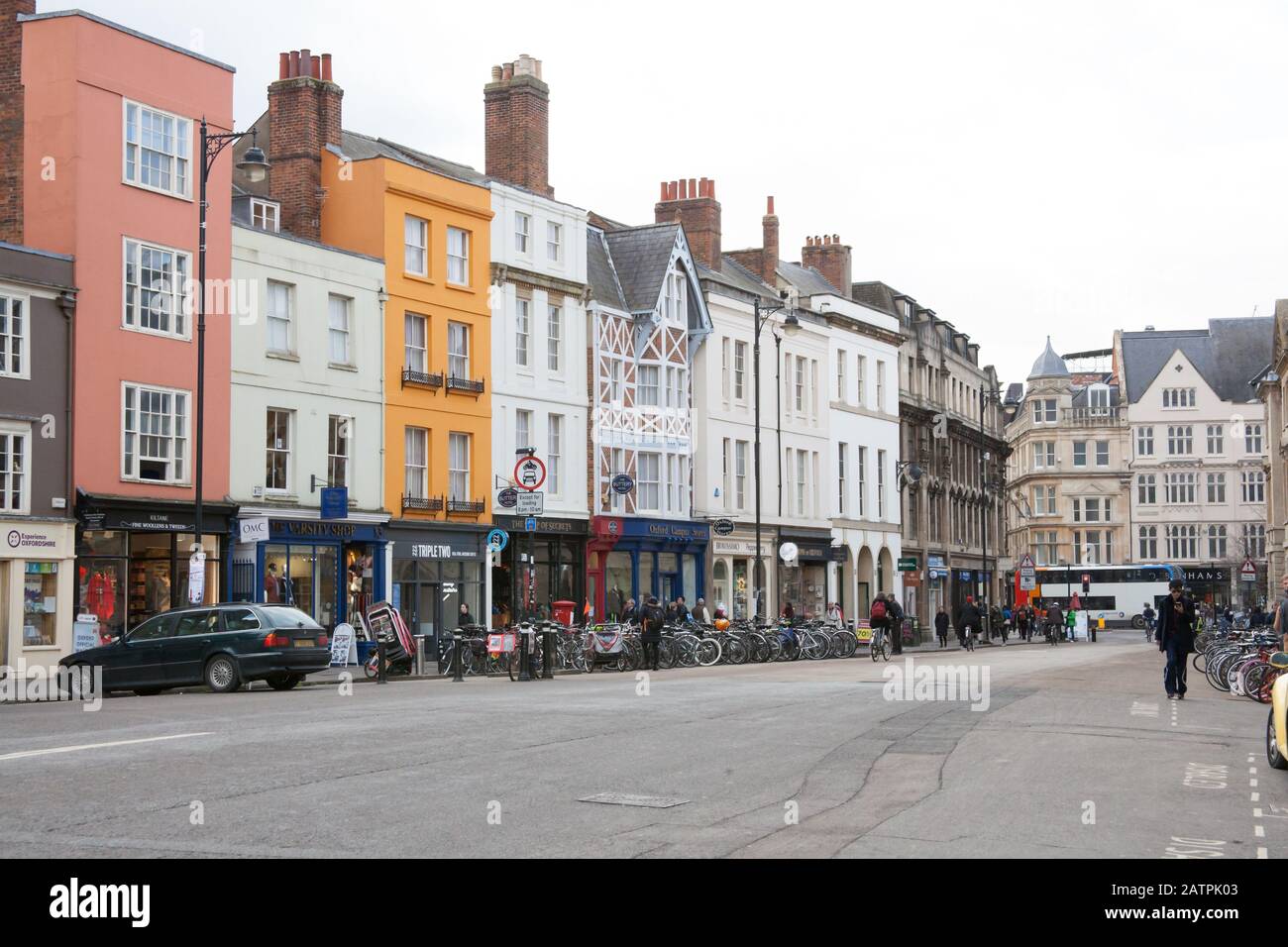 Broad Street, Oxford, Regno Unito Foto Stock