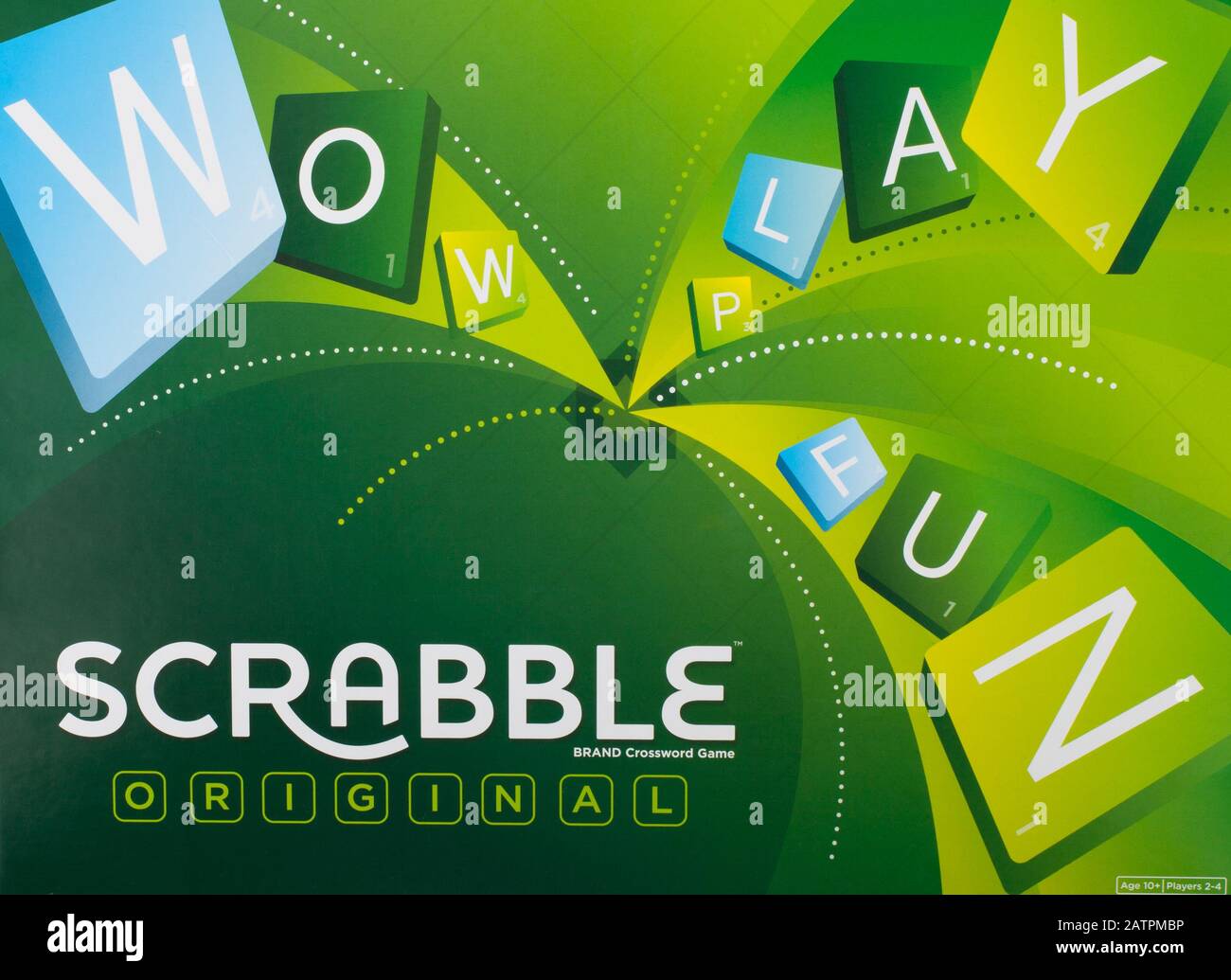 Il gioco di bordo Scrabble Foto Stock