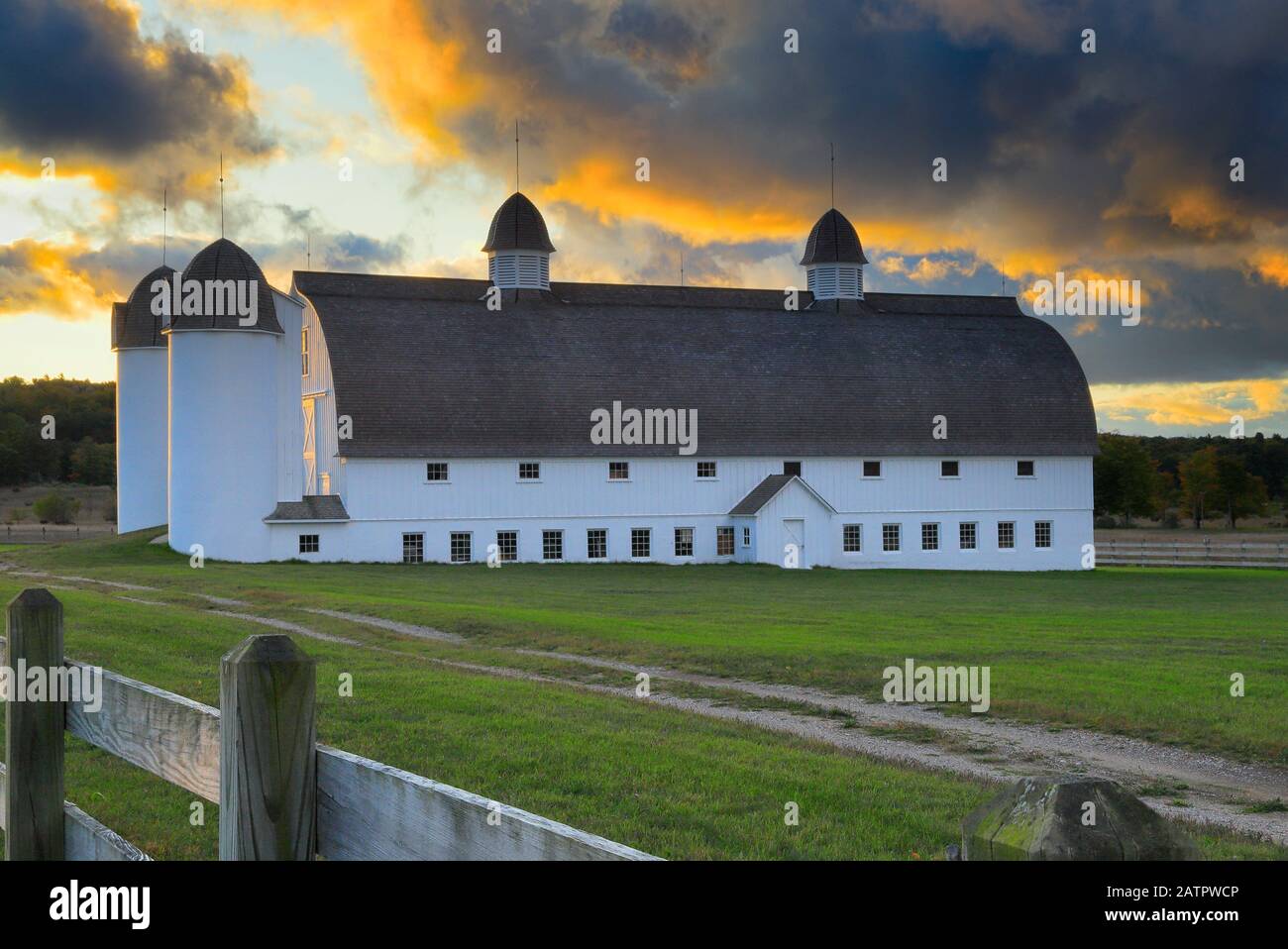 D. H. giorno fattoria, Sleeping Bear Dunes National Lakeshore, Impero, Michigan, Stati Uniti d'America Foto Stock