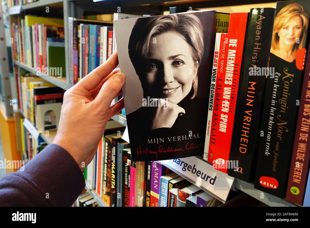 Autobiography Di Hillary Rodham Clinton - Mijn Verhaal Foto Stock