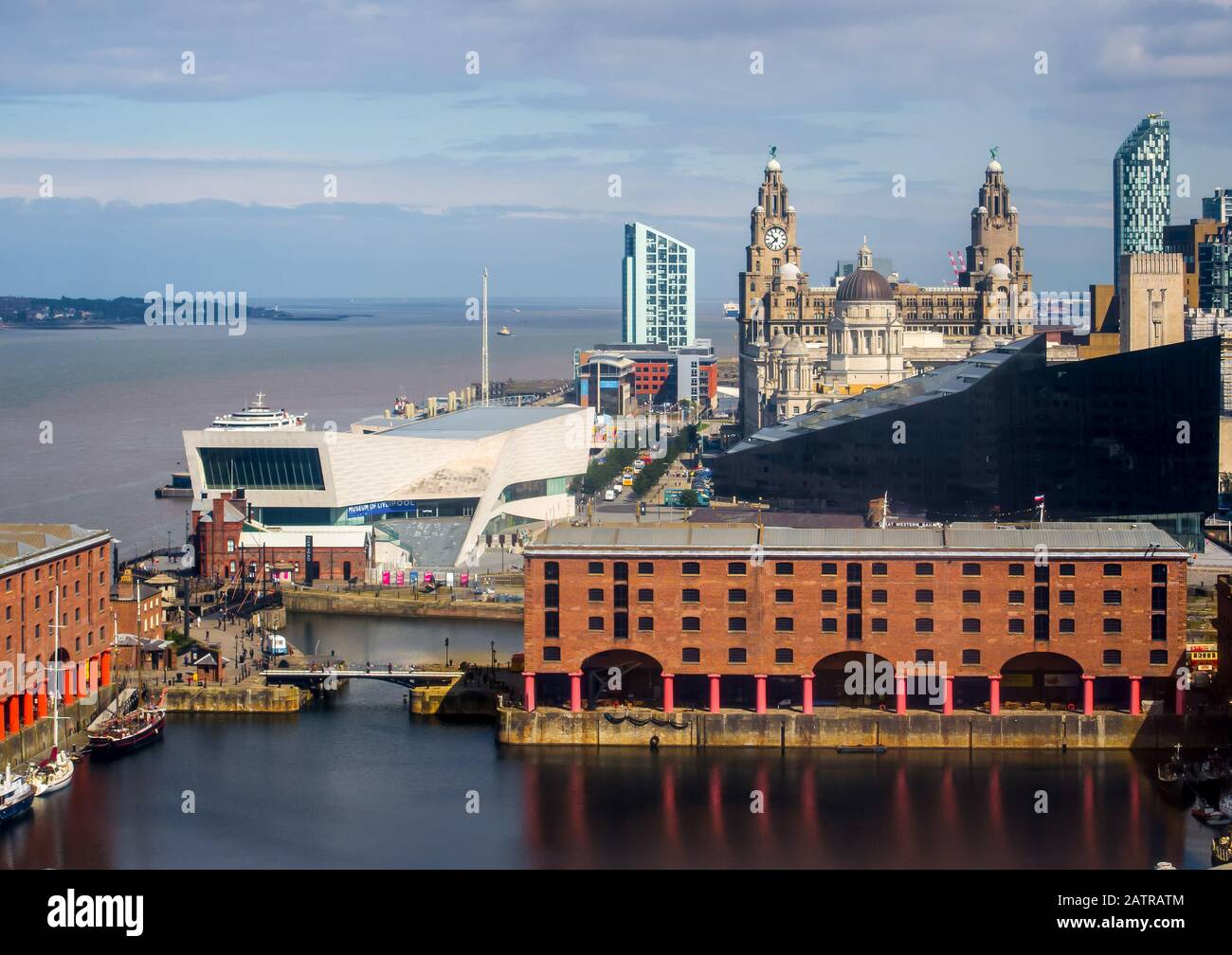 Royal Albert Dock, Liverpool Foto Stock
