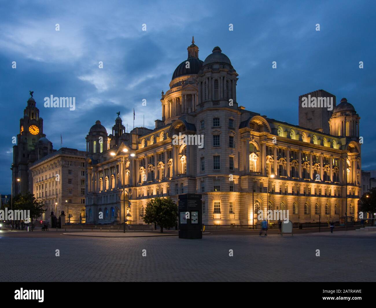 Il porto di Liverpool Building Foto Stock