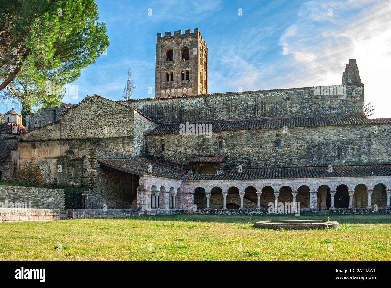 Abbazia di San Michele di Cuxa, Codalet Foto Stock